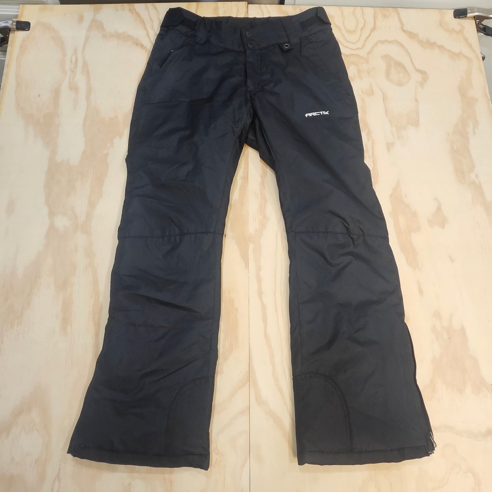 Arctix Womens Black Insulated Snow Pants Size M Regular Ski Snowboard Adjustable